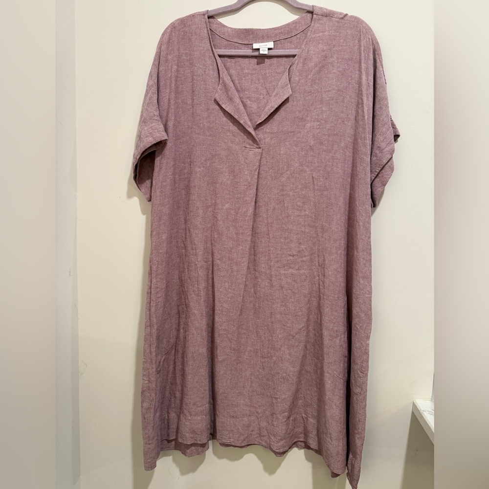 Pure Jill J. Jill Linen-Blend Shift Dress Size XL